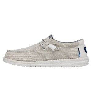 White Hey Dude Wally Sport Mesh | FAUT96371