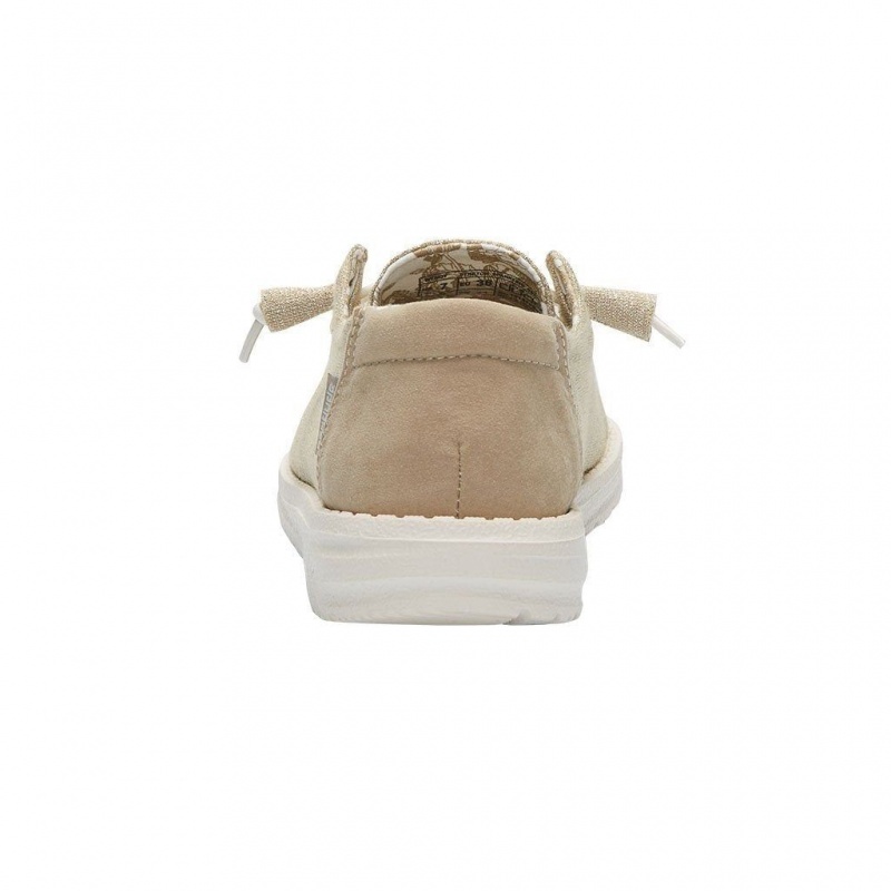 Beige Hey Dude Wendy Stretch | FJHX37156