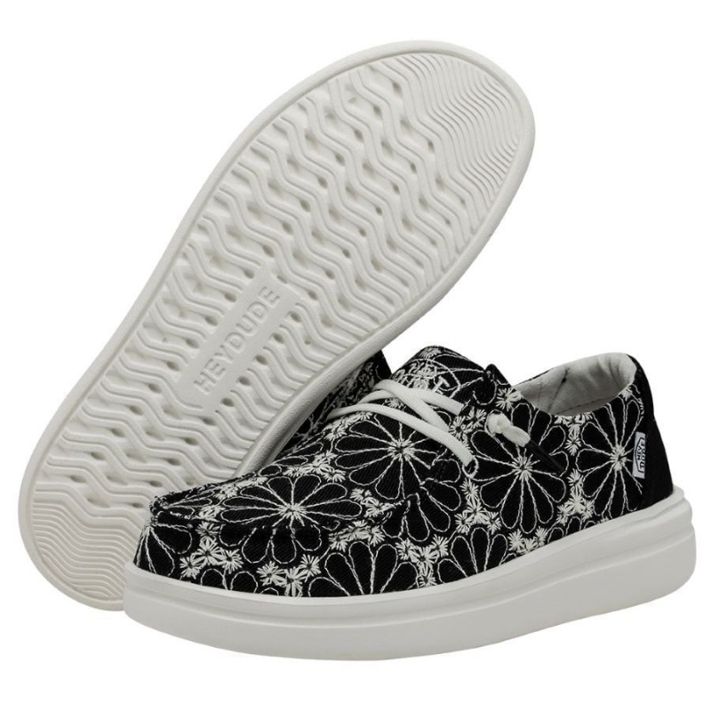 Black Hey Dude Wendy Rise Eyelet | HMCT63279