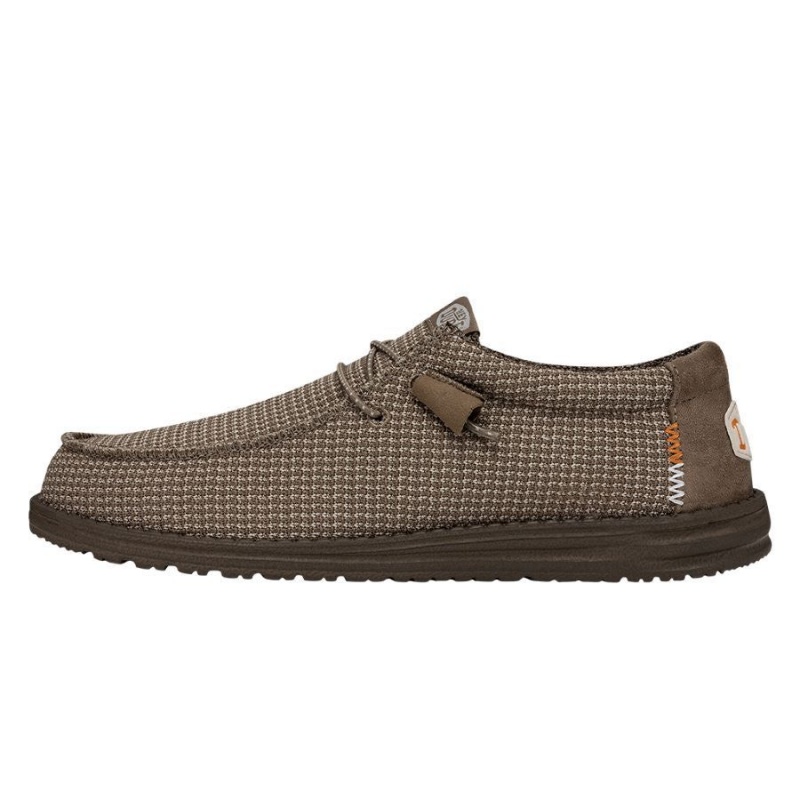 Brown Hey Dude Wally Sport Mesh | WAYS91804