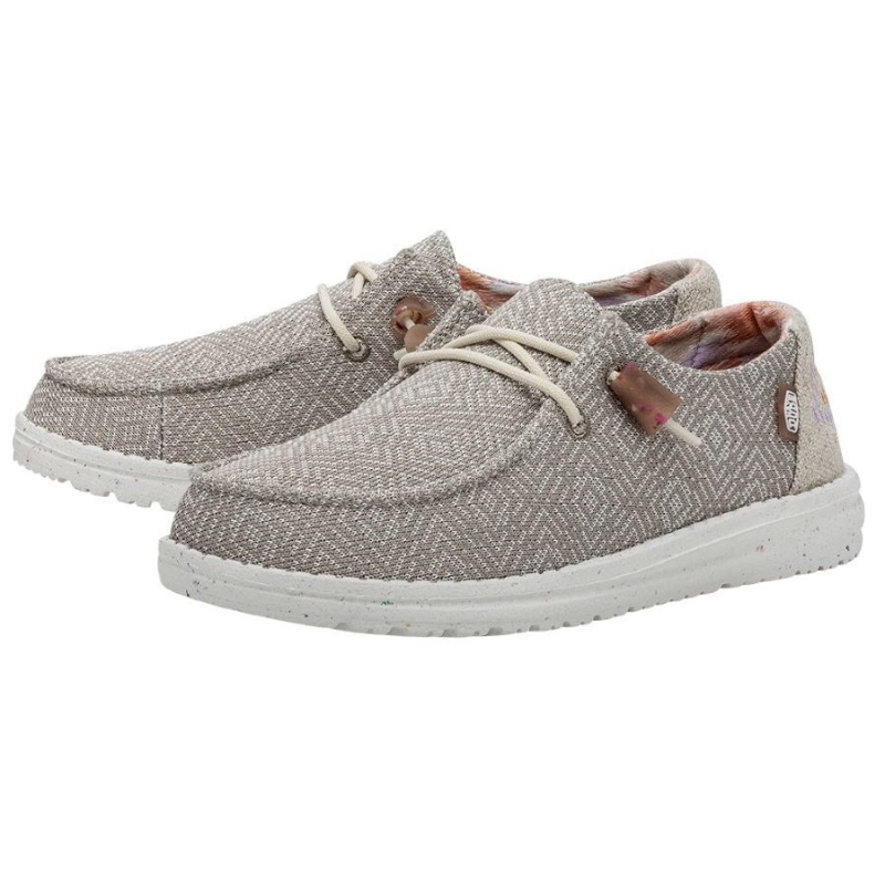 Grey Brown Hey Dude Wendy Knit II | ITFC86124