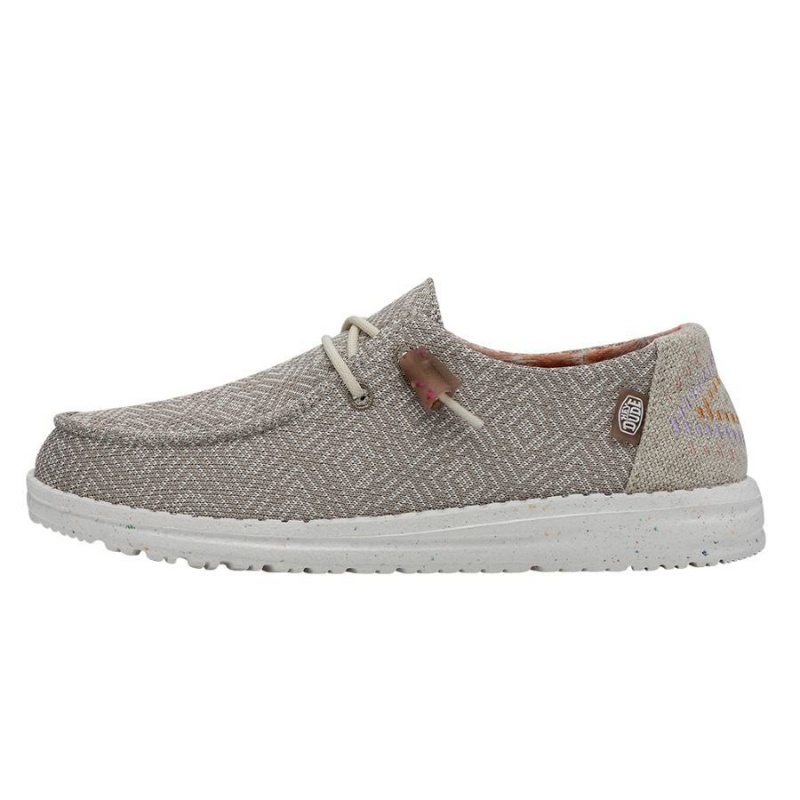 Grey Brown Hey Dude Wendy Knit II | ITFC86124