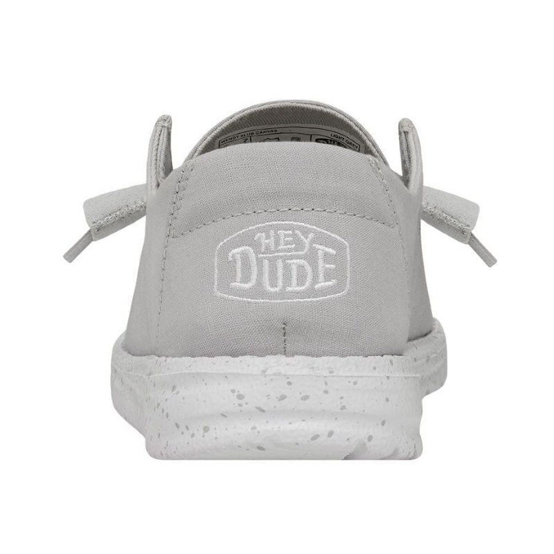 Light Grey Hey Dude Wendy Slub Canvas | FHJC67932