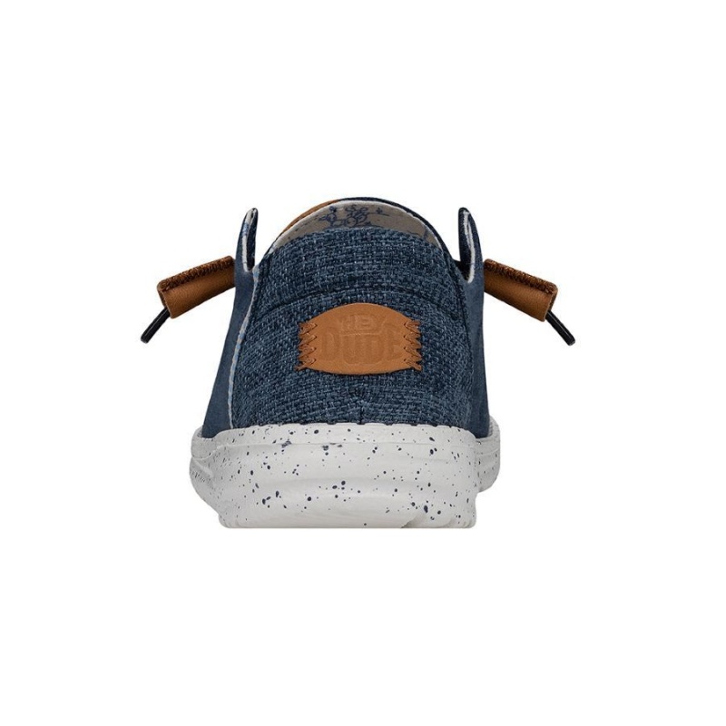 Navy Hey Dude Wendy Washed Canvas | JAGF27506