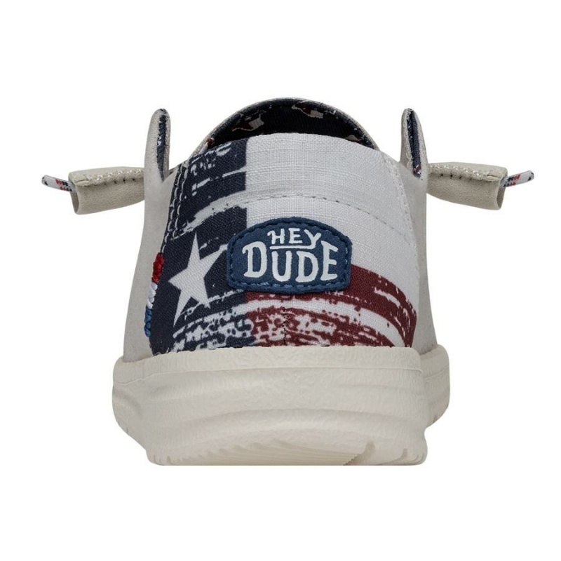 White Hey Dude Wendy Texas Canvas | GTFB68427